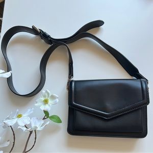 ALDO- Black structured crossbody bag